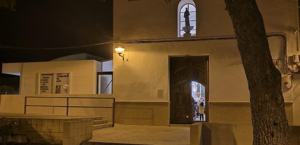 horarios de misa de San Francisco de Asís en Elche